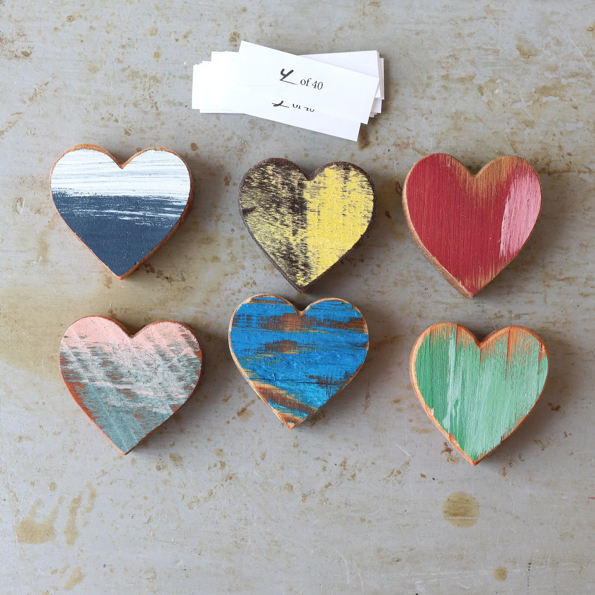 Rustic Painted Heart Sets ✨ - Image 11