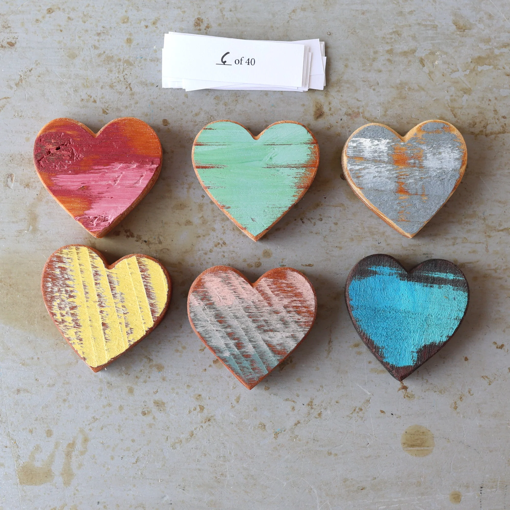 Rustic Painted Heart Sets ✨ - Image 14