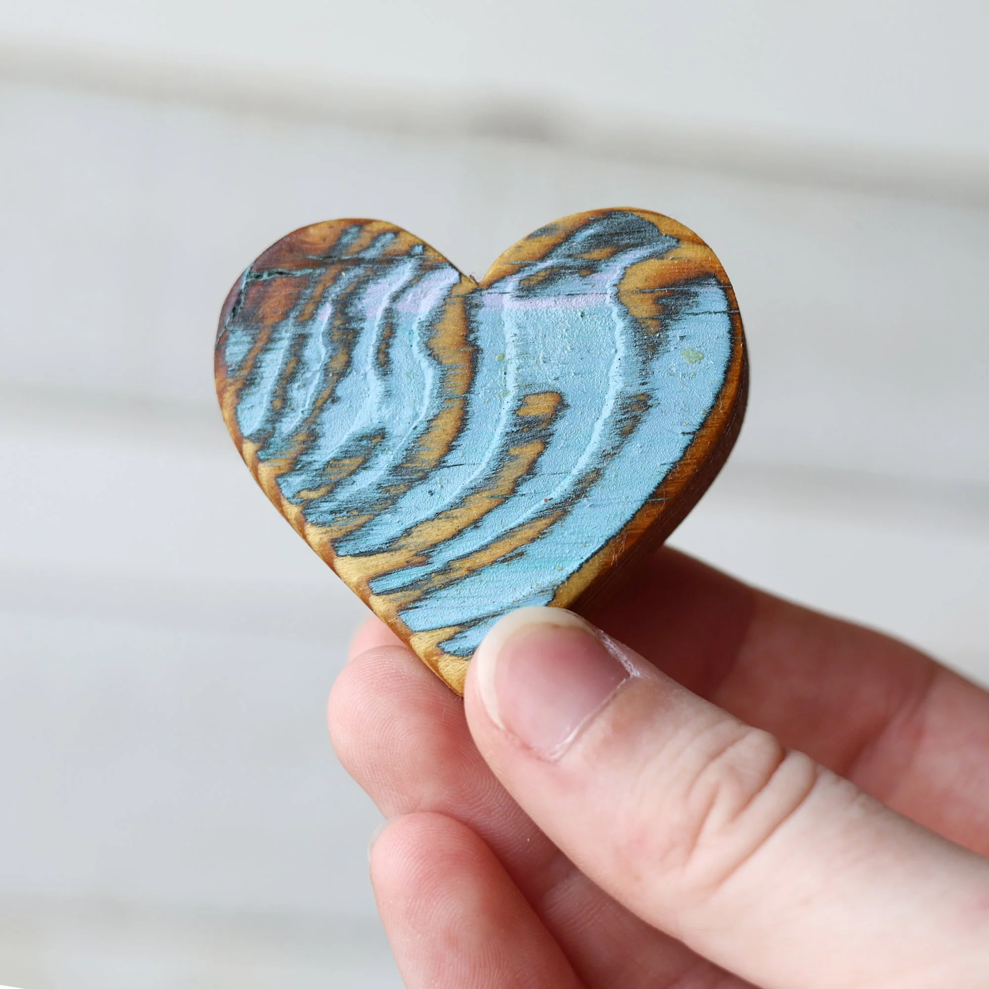 Rustic Painted Heart Sets ✨ - Image 2