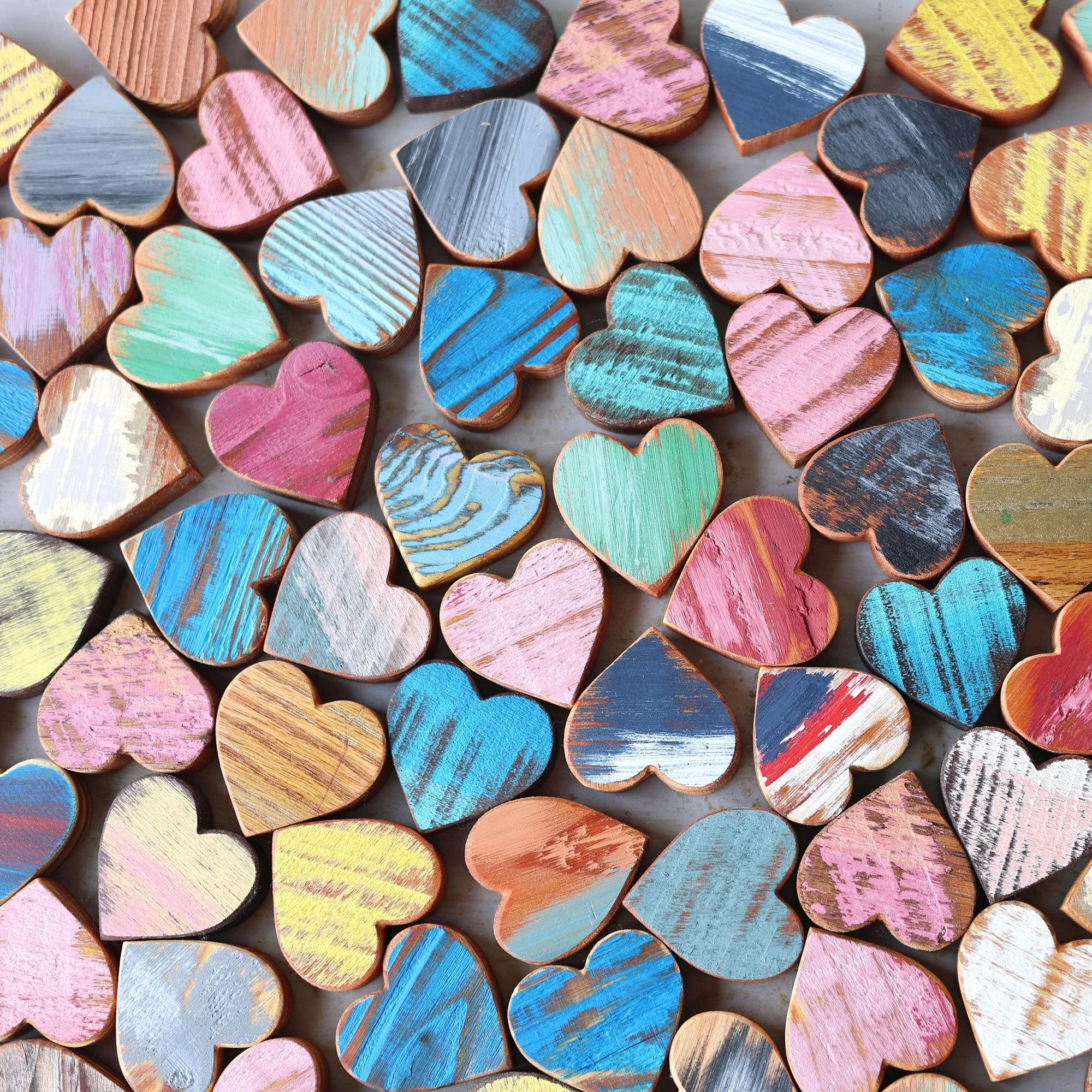 Rustic Painted Heart Sets ✨ - Image 3