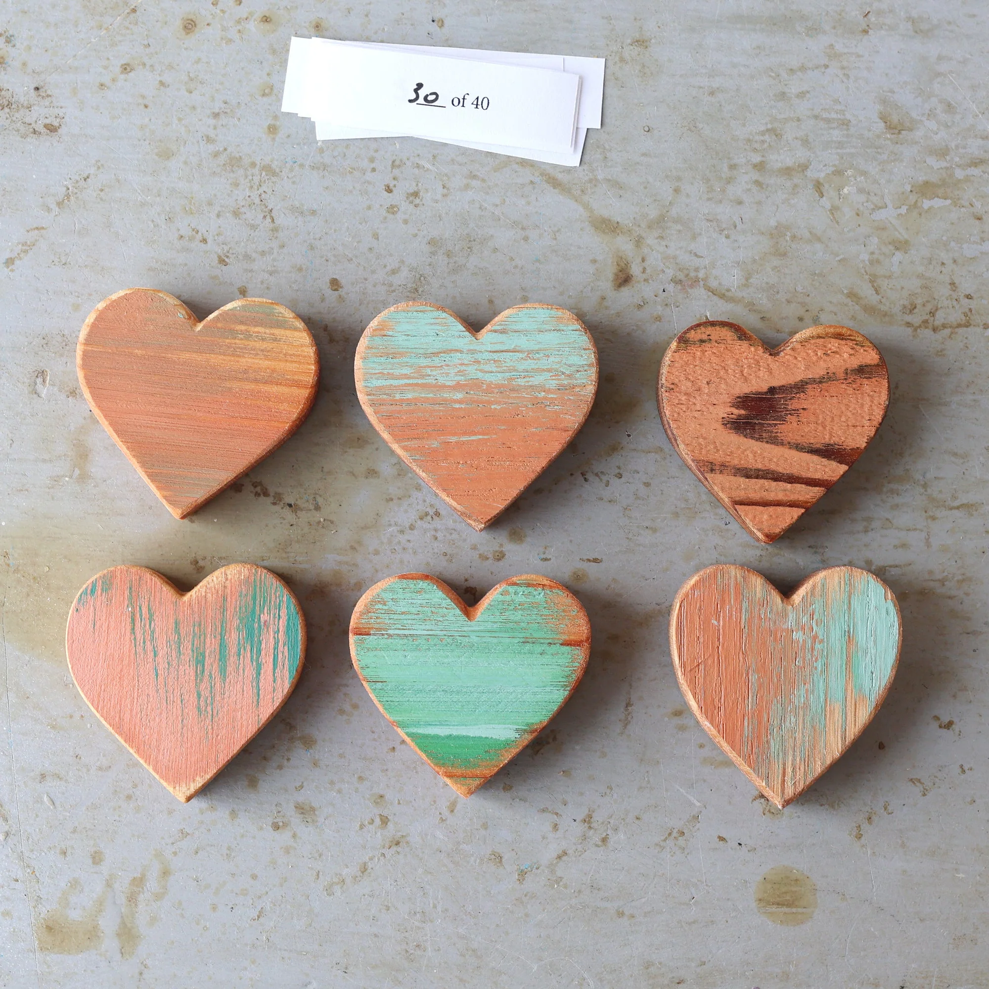 Rustic Painted Heart Sets ✨ - Image 37