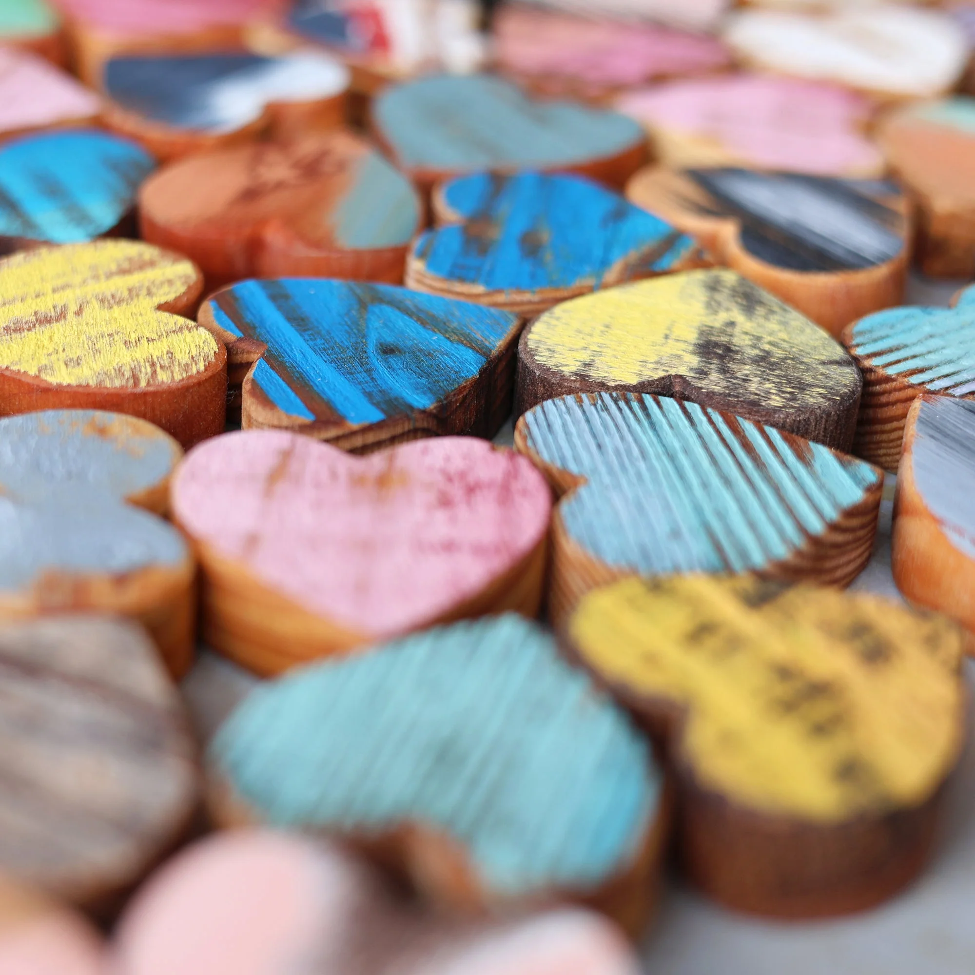 Rustic Painted Heart Sets ✨ - Image 6