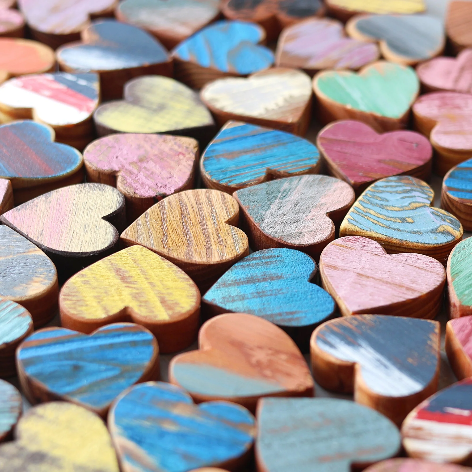 Rustic Painted Heart Sets ✨ - Image 8