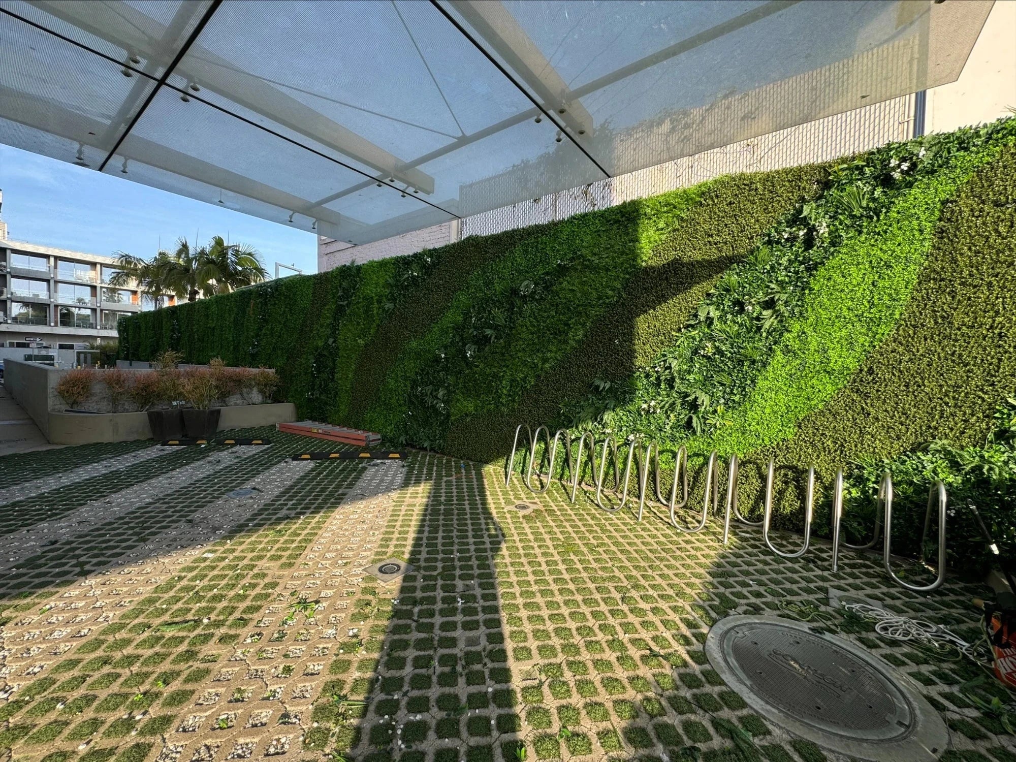 Sample Panel of Lush Fern Artificial Green Wall (Small Sample) Commercial Grade UV Resistant - Image 9