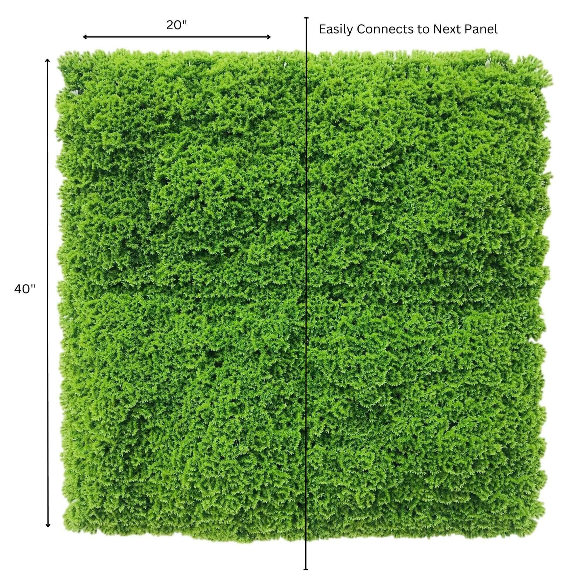 Sample Panel of Premium Faux Evergreen Moss Mat (Small Sample) Commercial Grade UV Resistant - Image 2