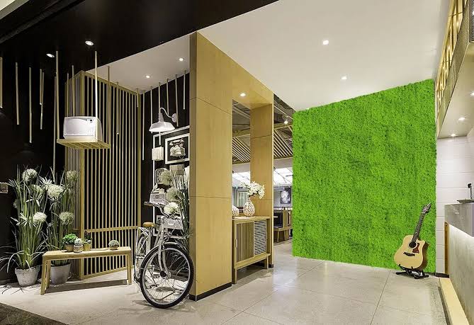 Sample Panel of Premium Faux Evergreen Moss Mat (Small Sample) Commercial Grade UV Resistant - Image 8