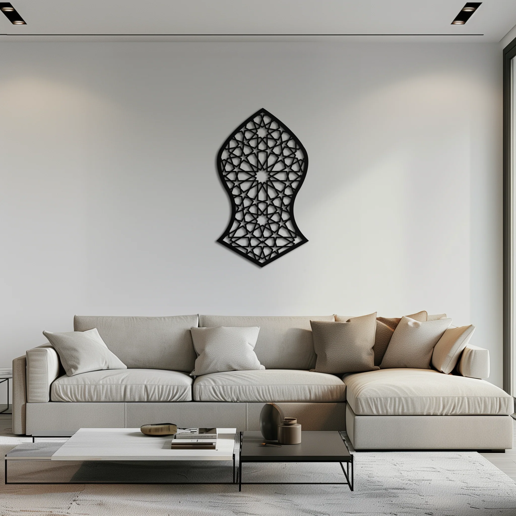 Seljuk Pattern Metal Wall Art – Timeless Geometric Elegance - KAF245 - Image 5