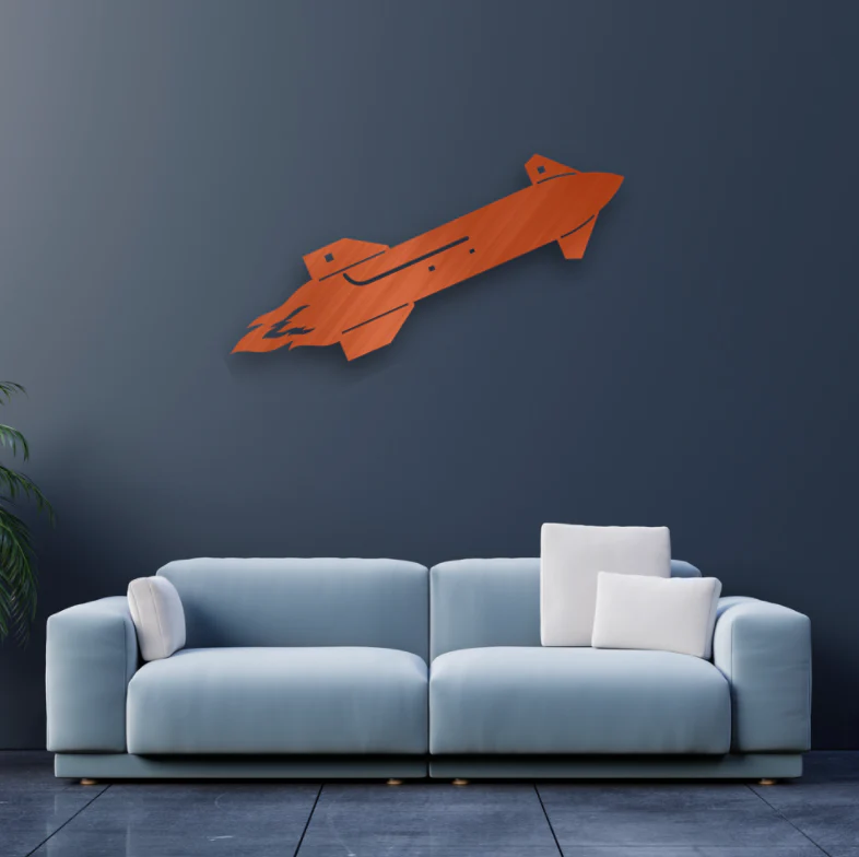 Spaceship Wall Art V2 - Image 2