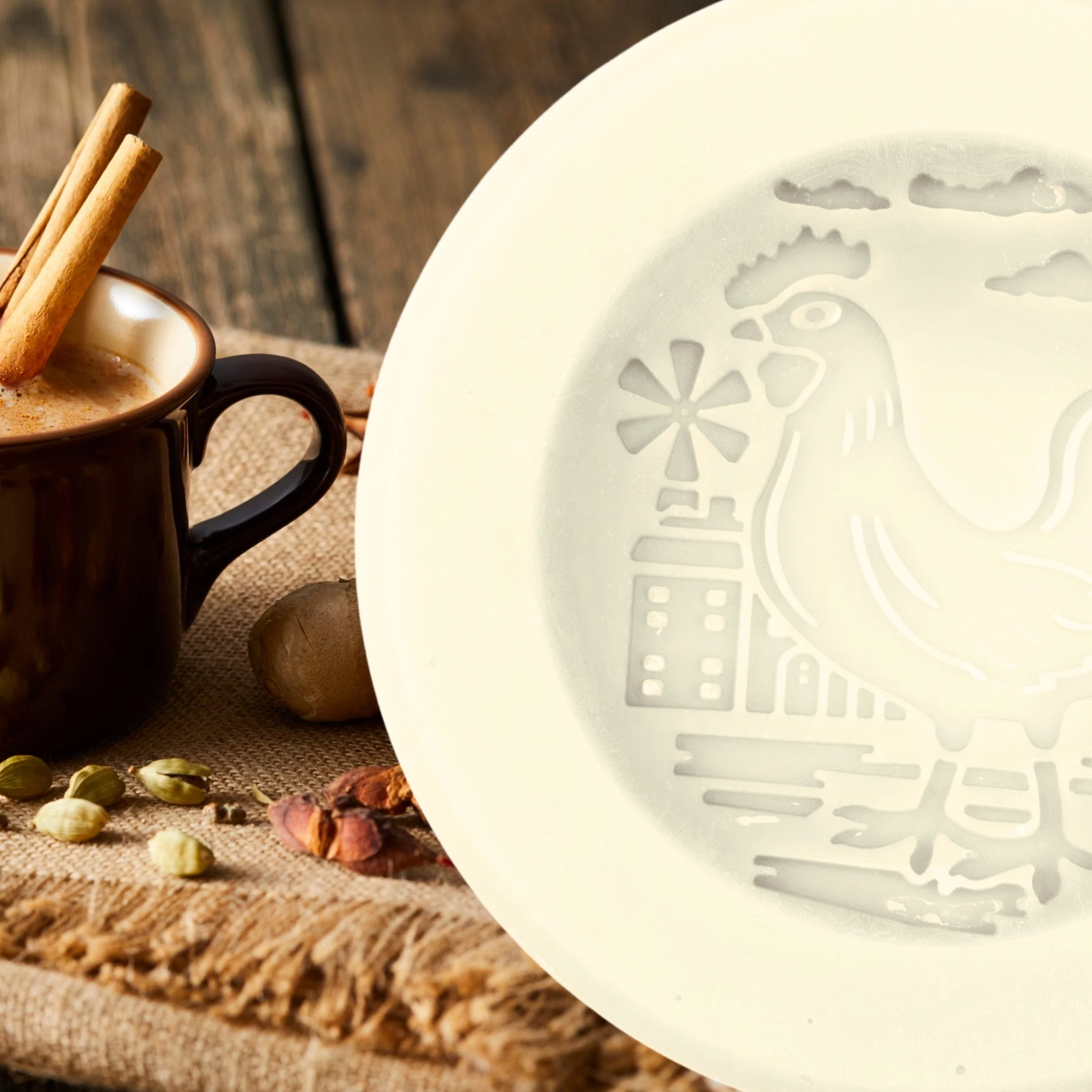 Spiced Vanilla Scented Vessel - Rooster - Image 2