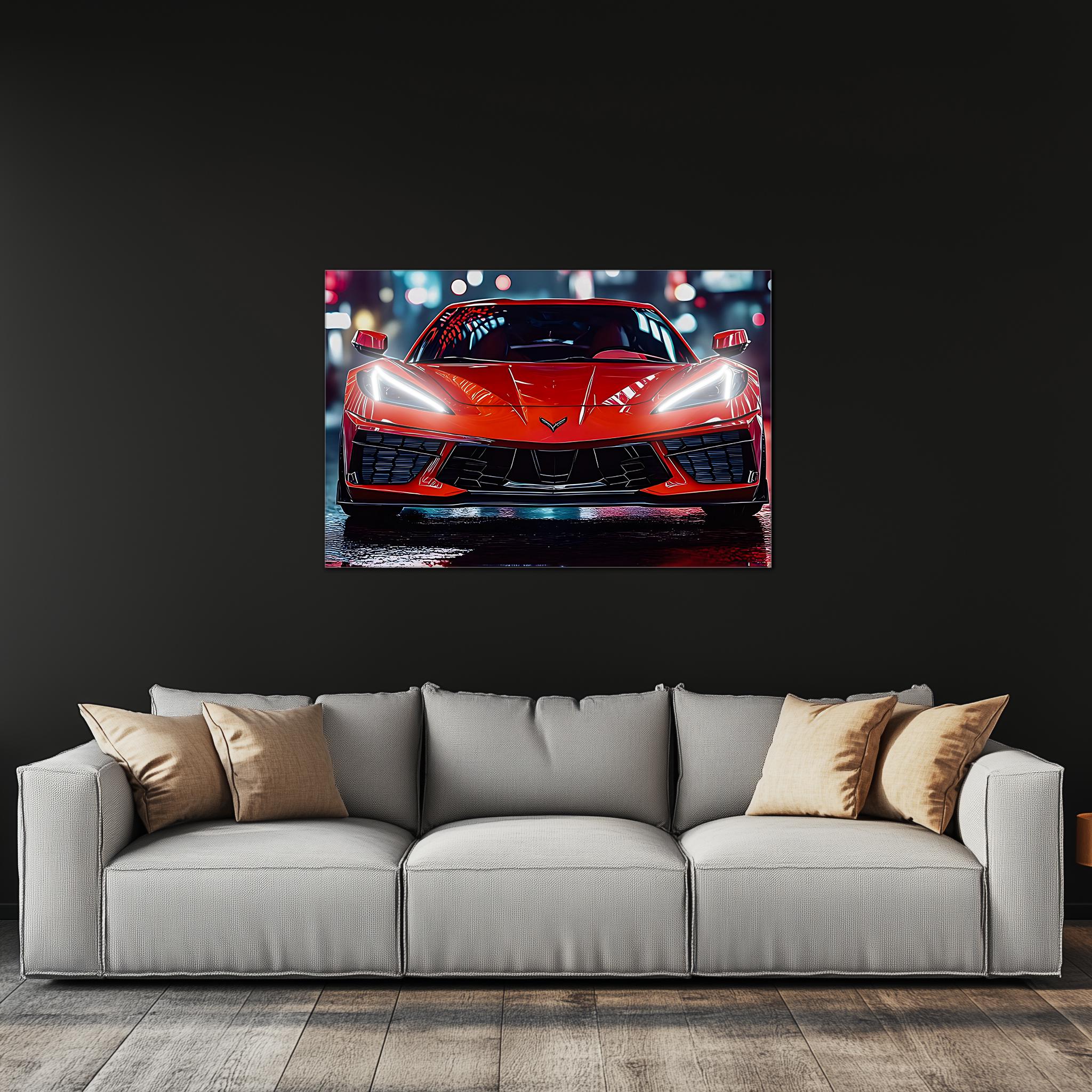 Supercar Neon Wall Art - UV Printed LED Plexiglass Sign for Garage, Man Cave & Racing Fans - Adjustable Light and Free Shipping - Image 5