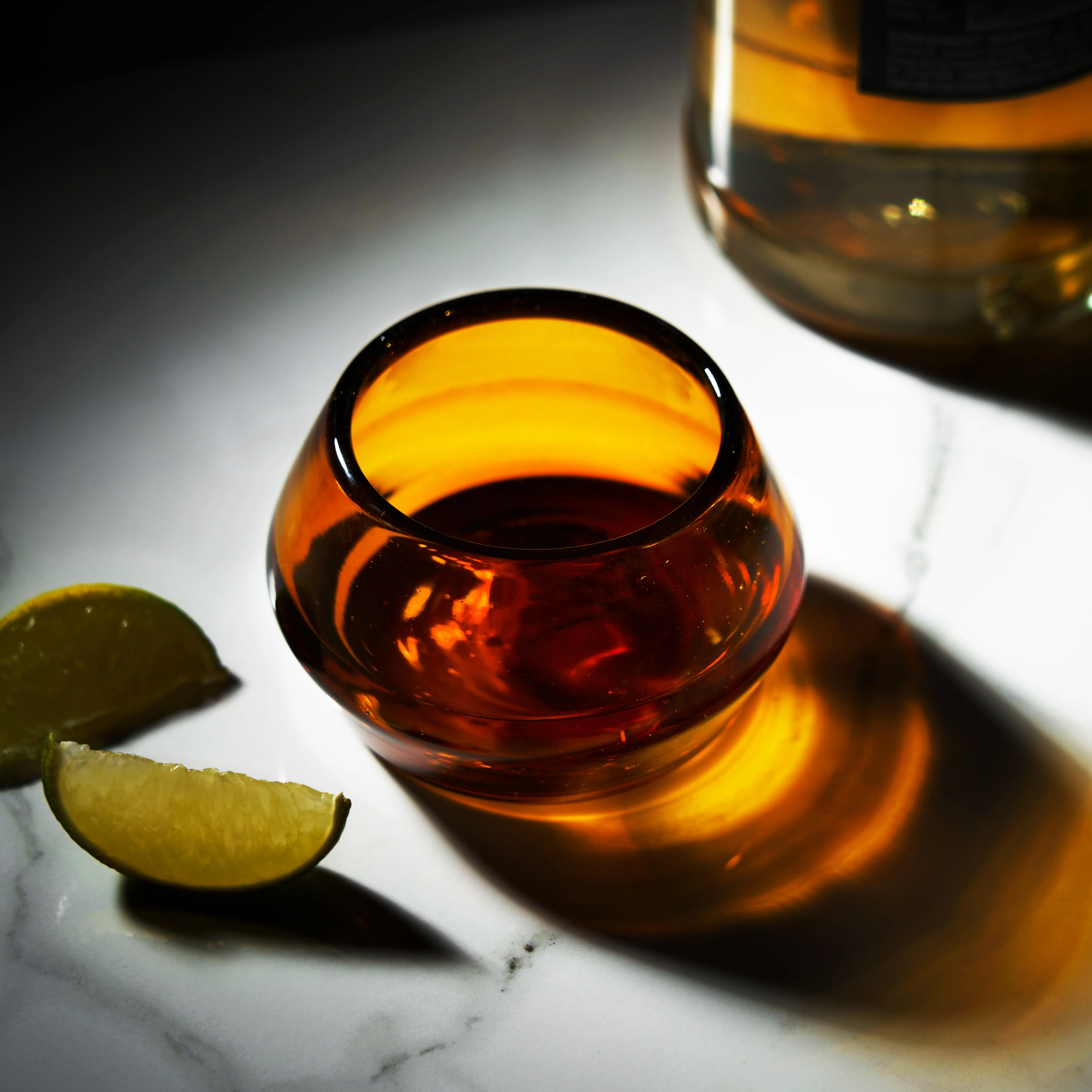 Tequila Copita Glass in Amber - Image 2