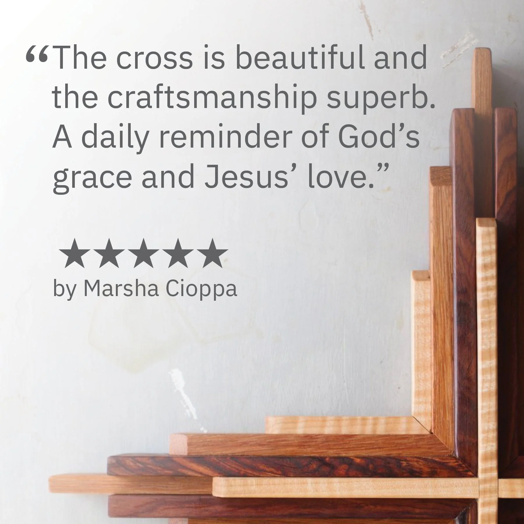 Three-Foot-Tall Wooden Crosses - Image 4