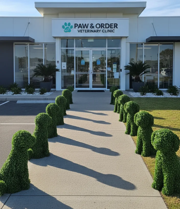 Topiary Boxwood Dog (Medium) - Indoor and Outdoor Suitable - Image 7