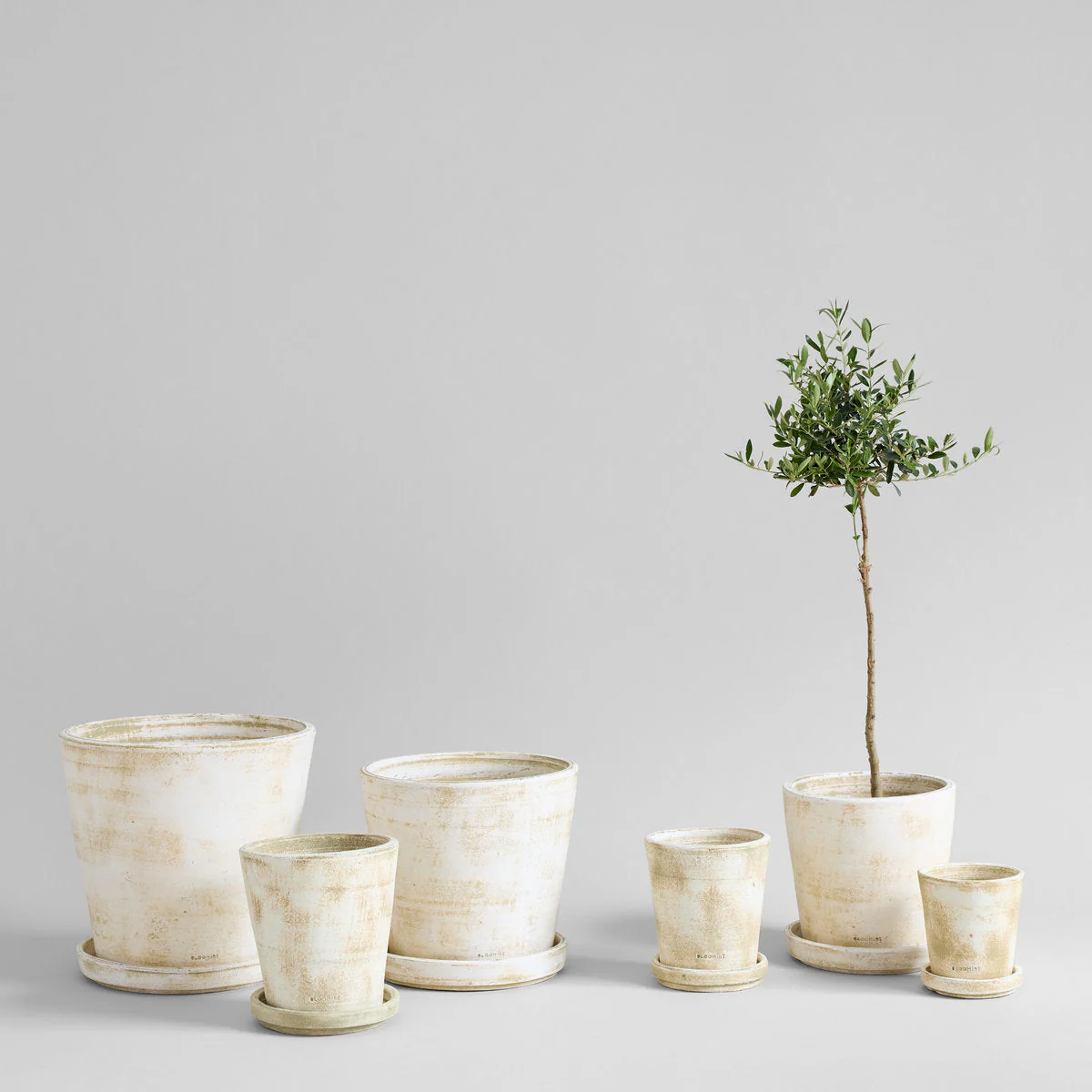 Tray for Basic Planter, White Patina - Image 3