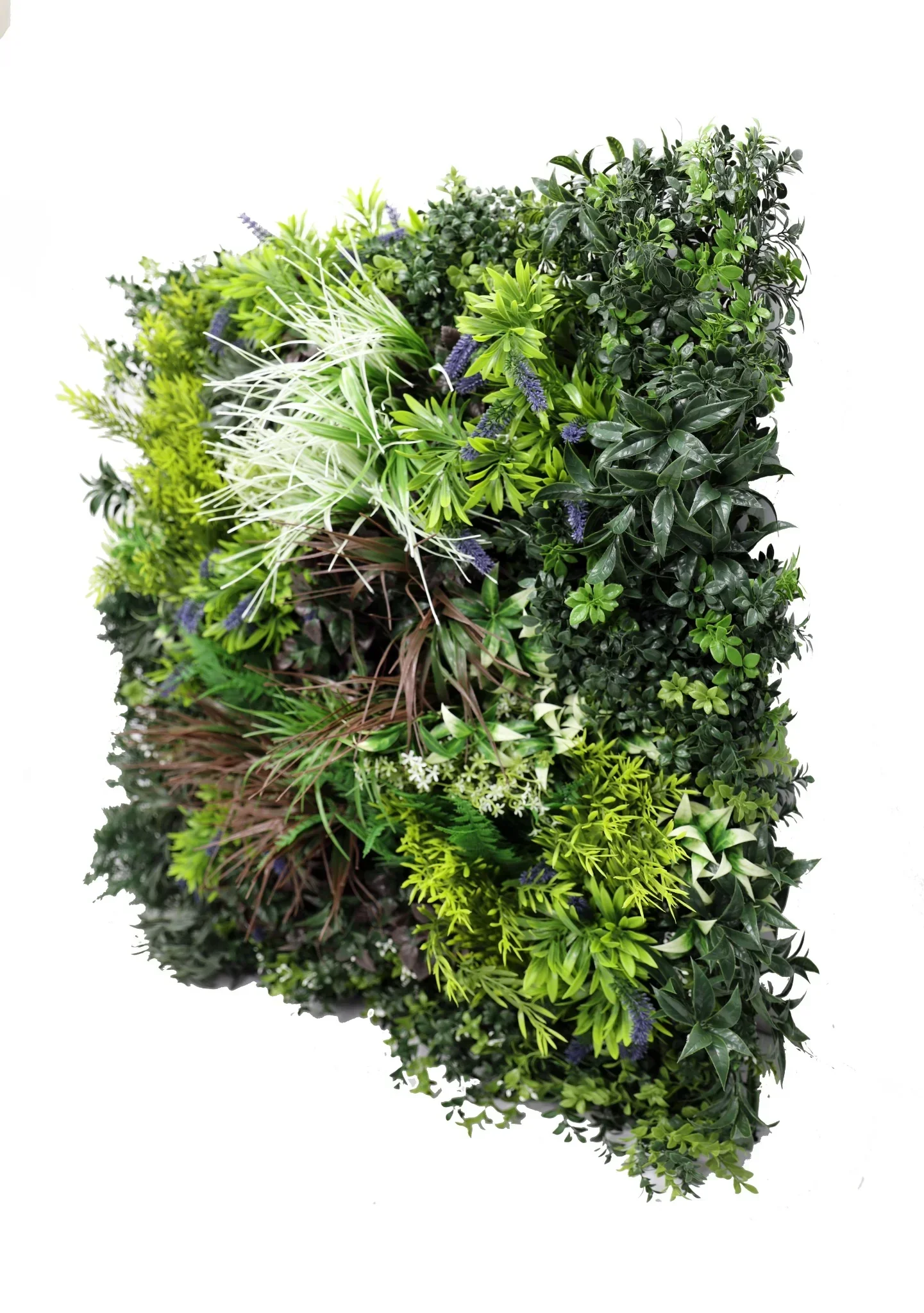 Tropical Forest Artificial Vertical Garden / Green Wall Panel 35" x 35" UV Resistant (Fire Retardant) - Image 3