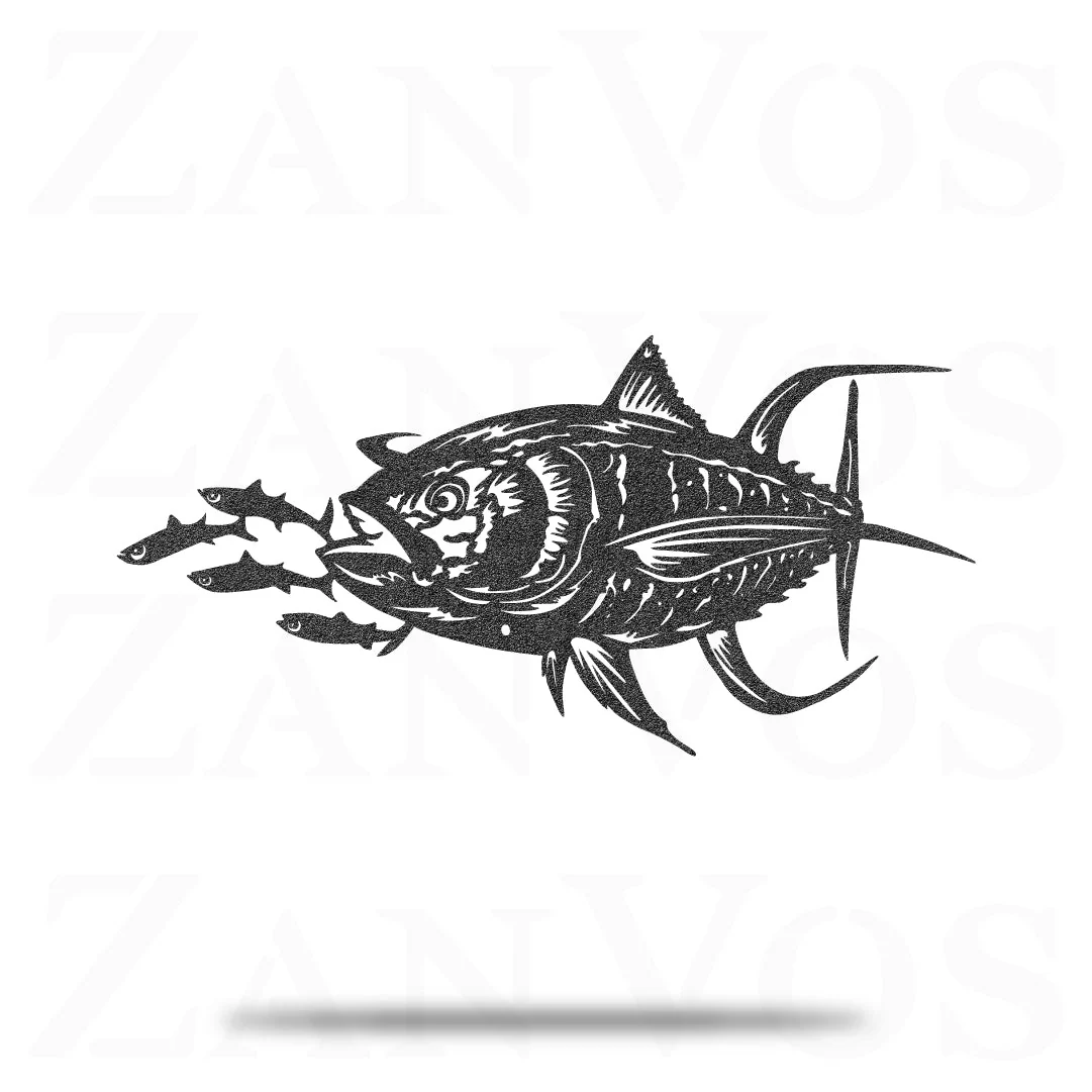 Tuna Chasing Bait