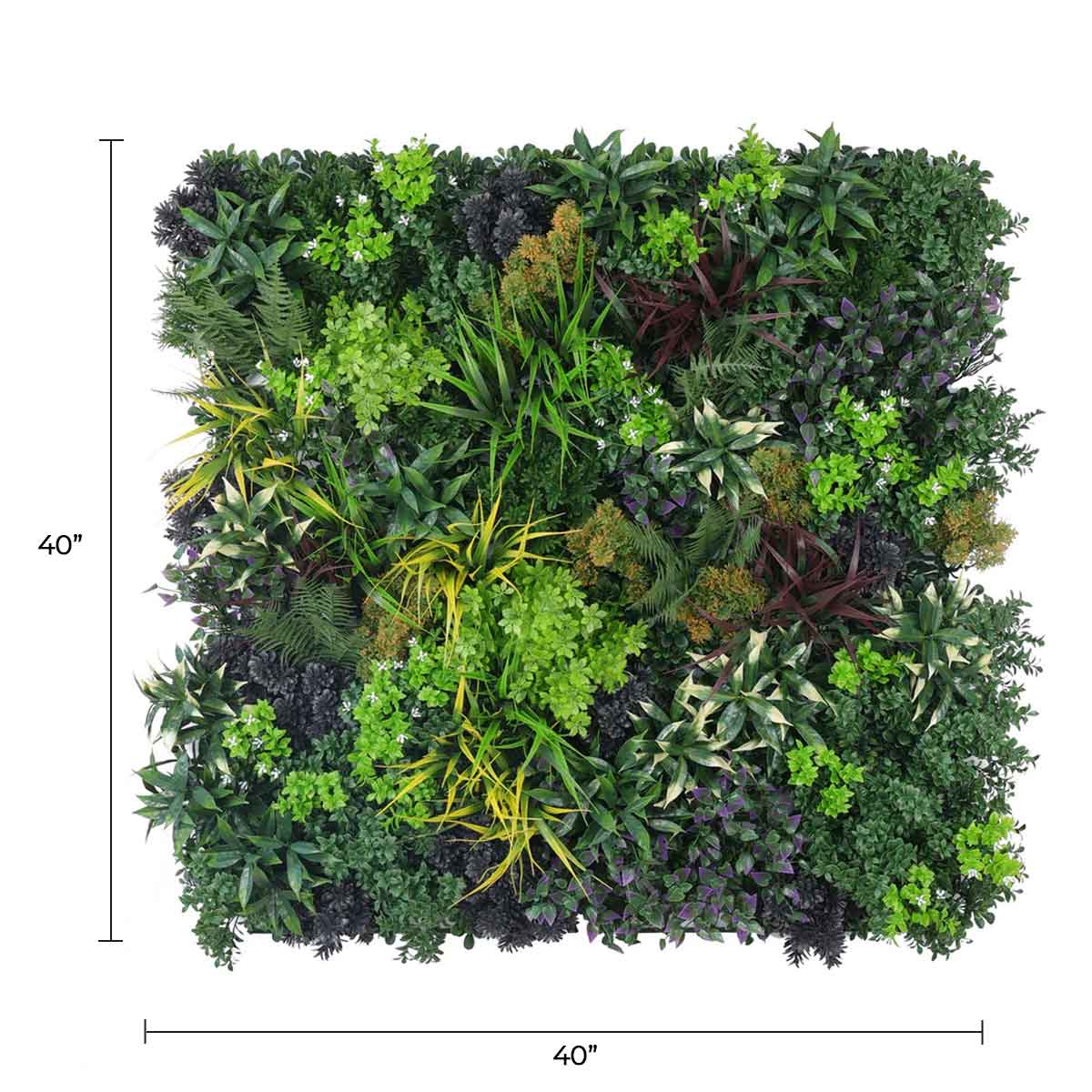 Ultra Luxury Floral Fusion Vertical Garden 40" x 40" 11SQ FT Commercial Grade UV Resistant - Image 2