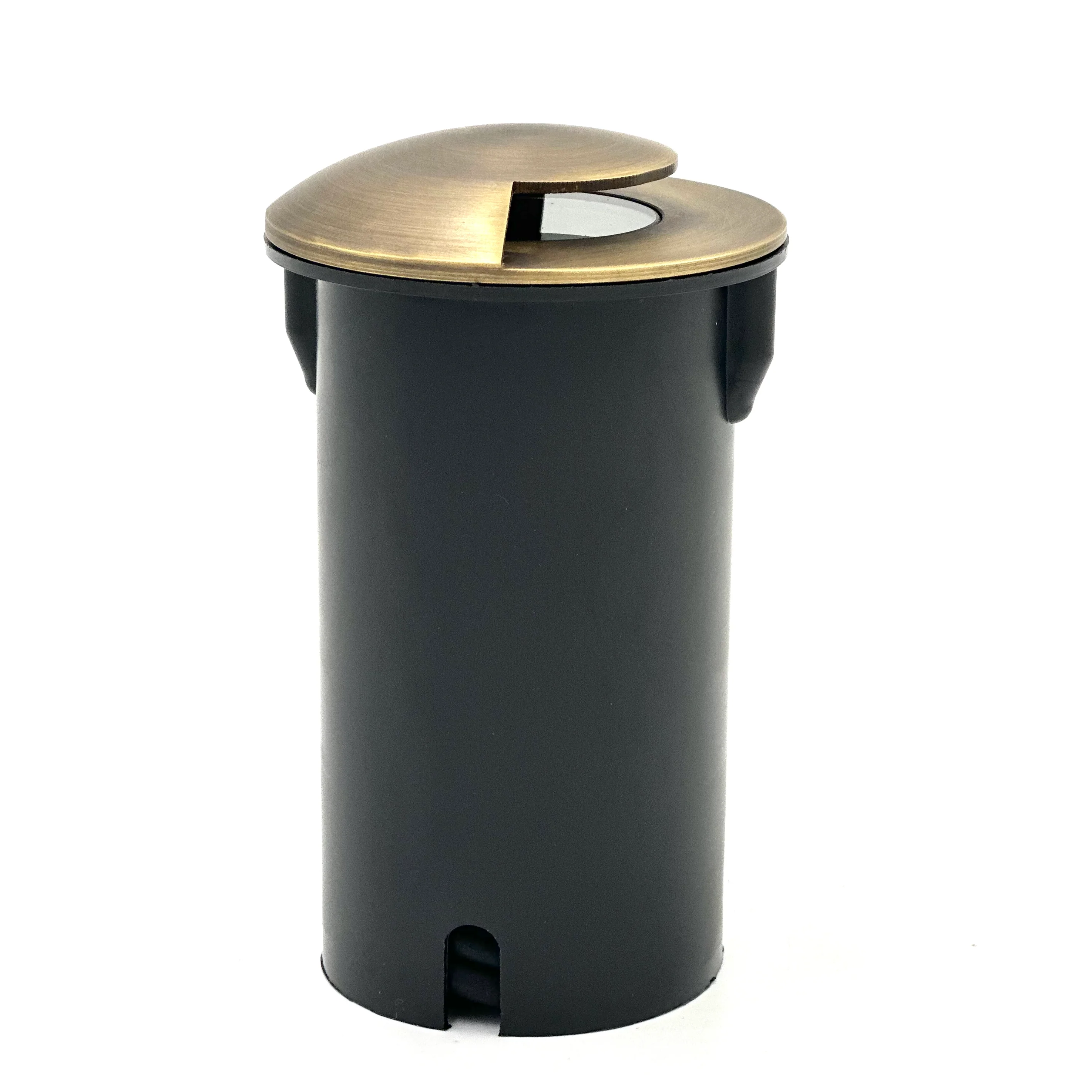 UNBP04 Stel-Path Antique Brass In-Ground Well Light Low Voltage Outdoor Lighting - Image 3
