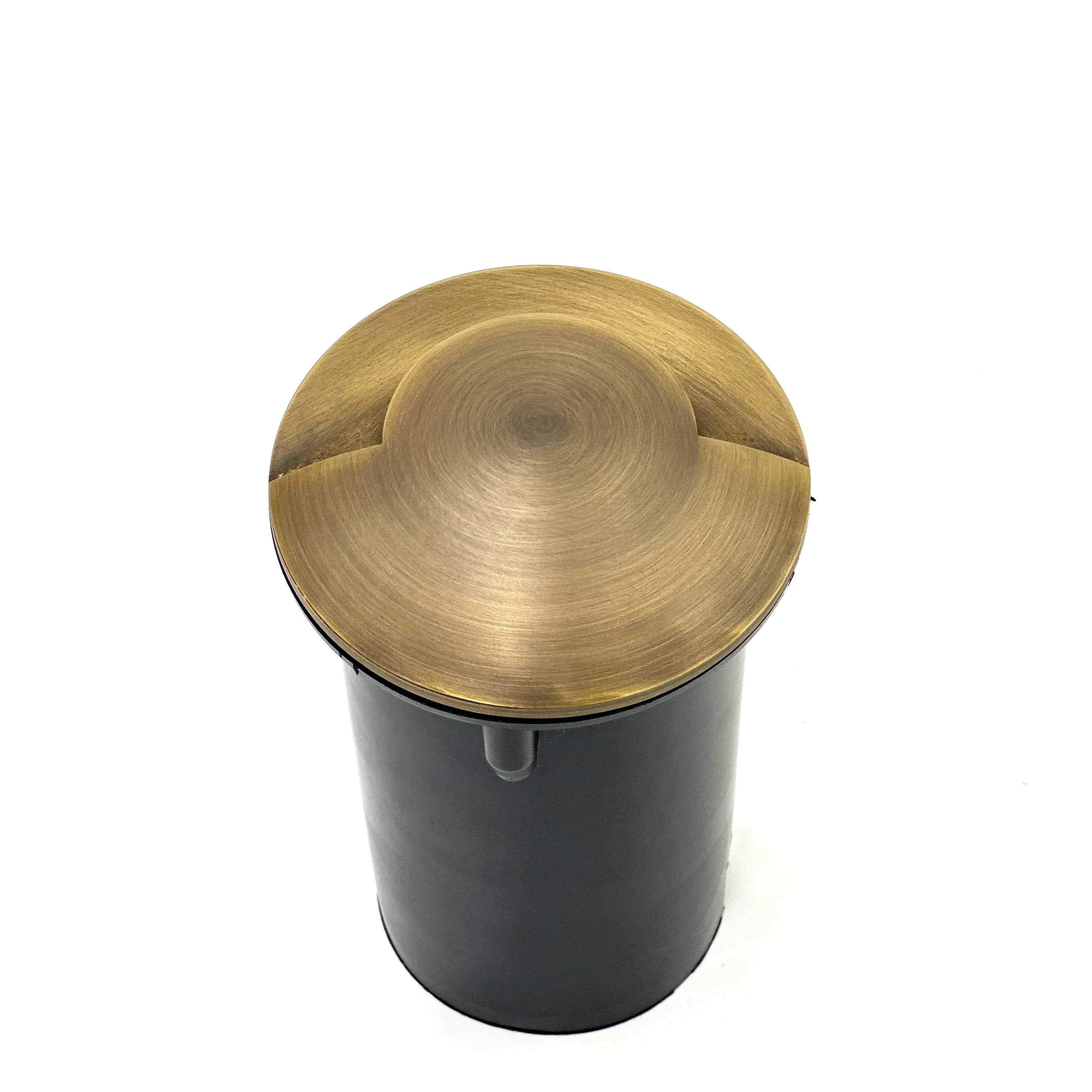 UNBP04 Stel-Path Antique Brass In-Ground Well Light Low Voltage Outdoor Lighting - Image 4