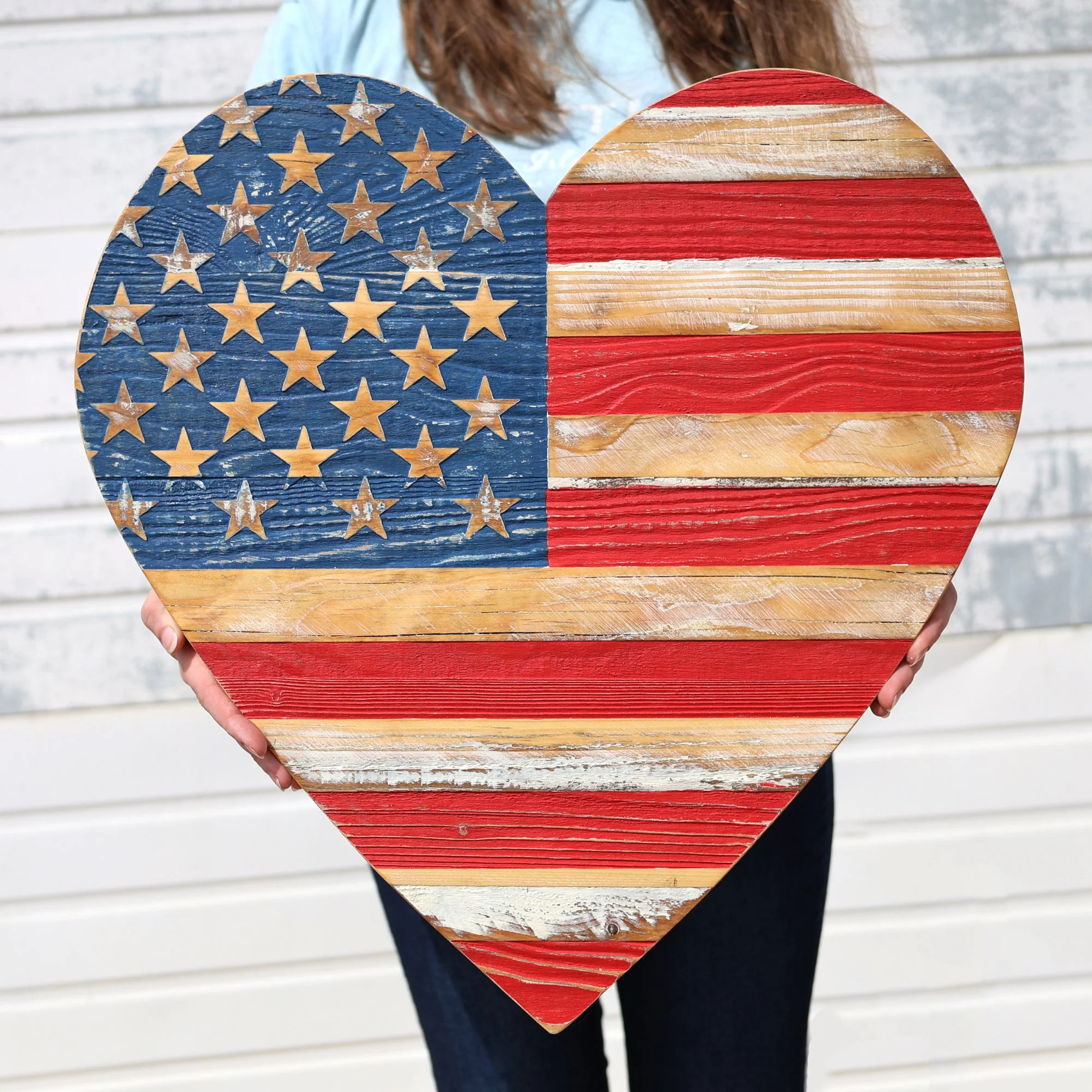 USA Pallet Wood Hearts - Image 2