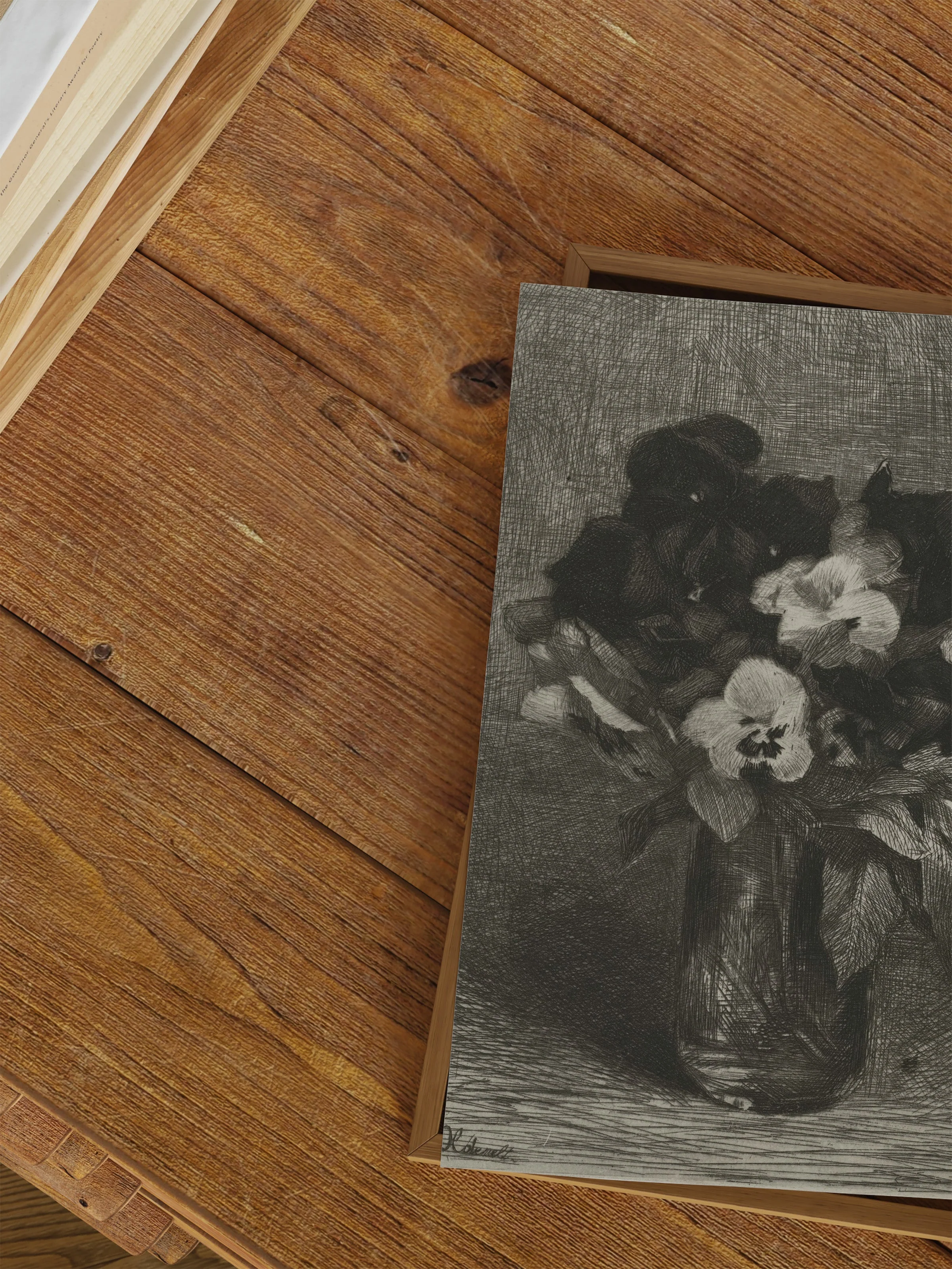 Vase of Flowers Drawing - Image 4
