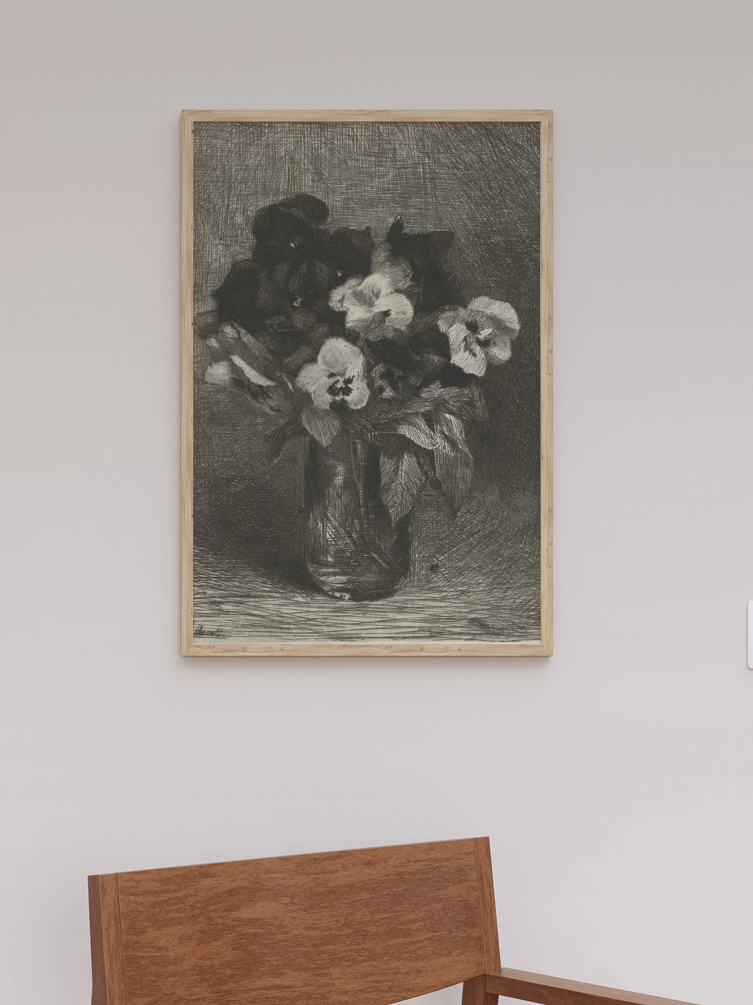 Vase of Flowers Drawing - Image 8