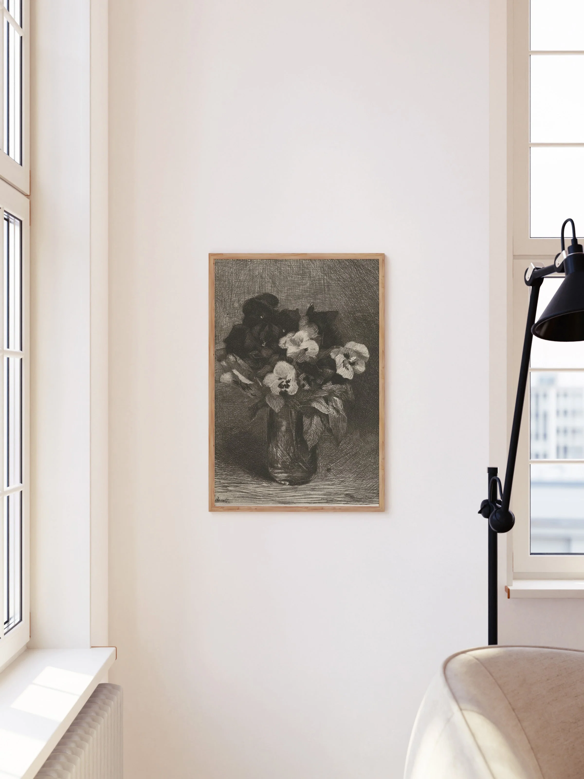 Vase of Flowers Drawing - Image 9