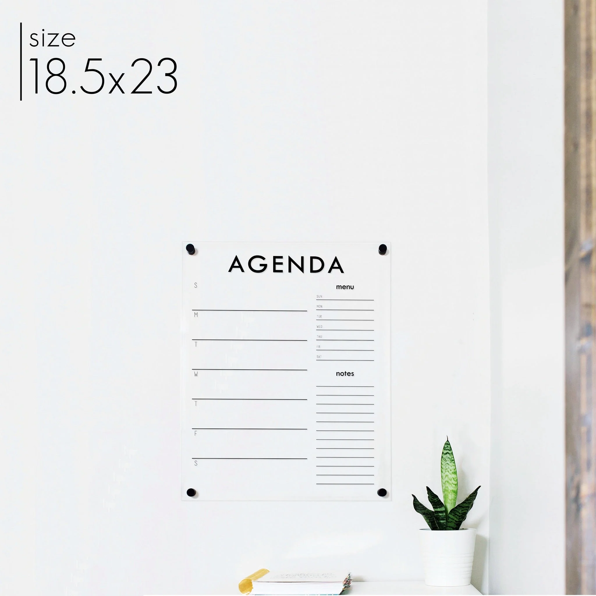 Weekly Acrylic Calendar + 2 Sections | Vertical Madi - Image 10