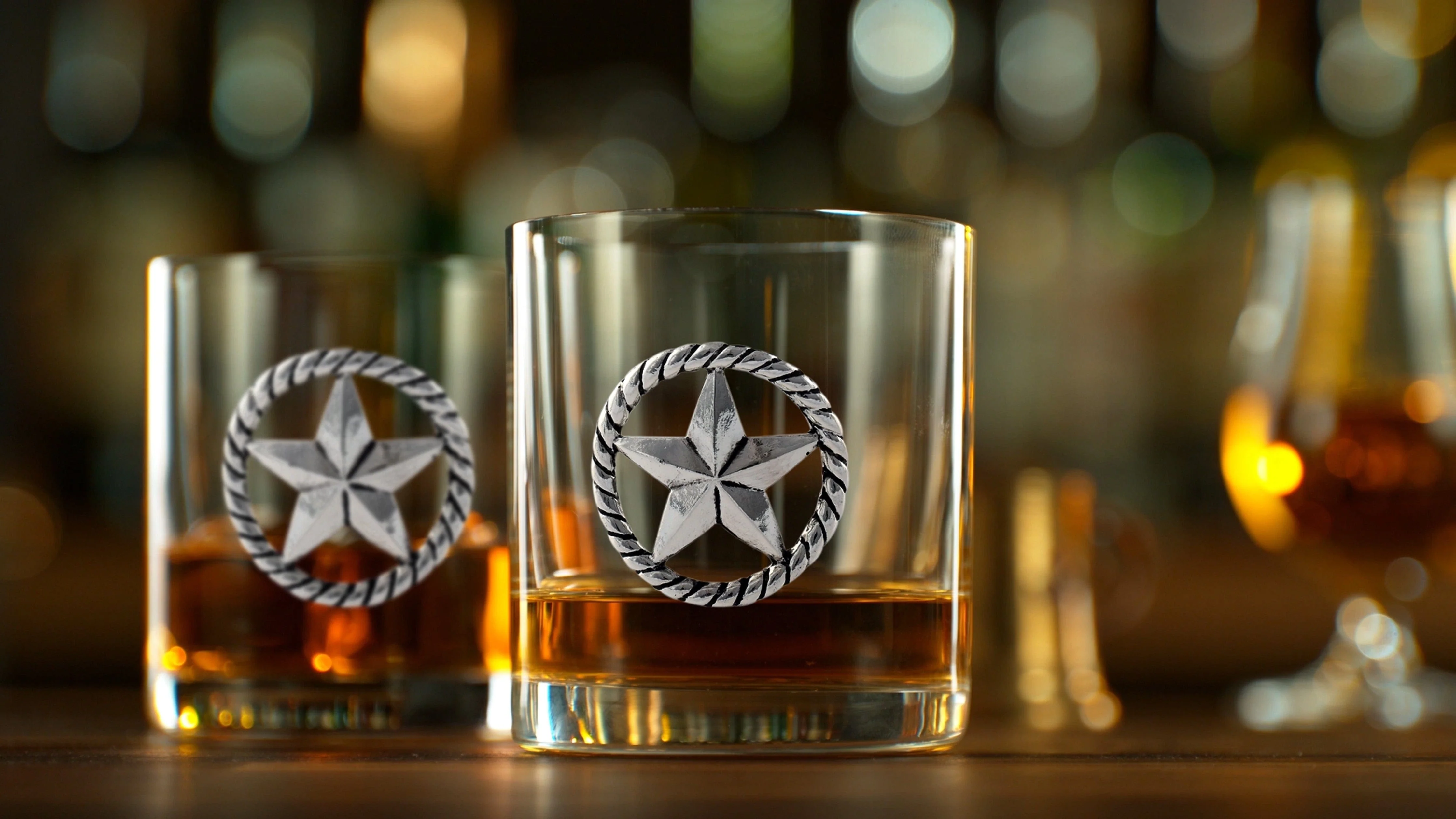 Western Star Bar Glasses Set of 4 - Image 7