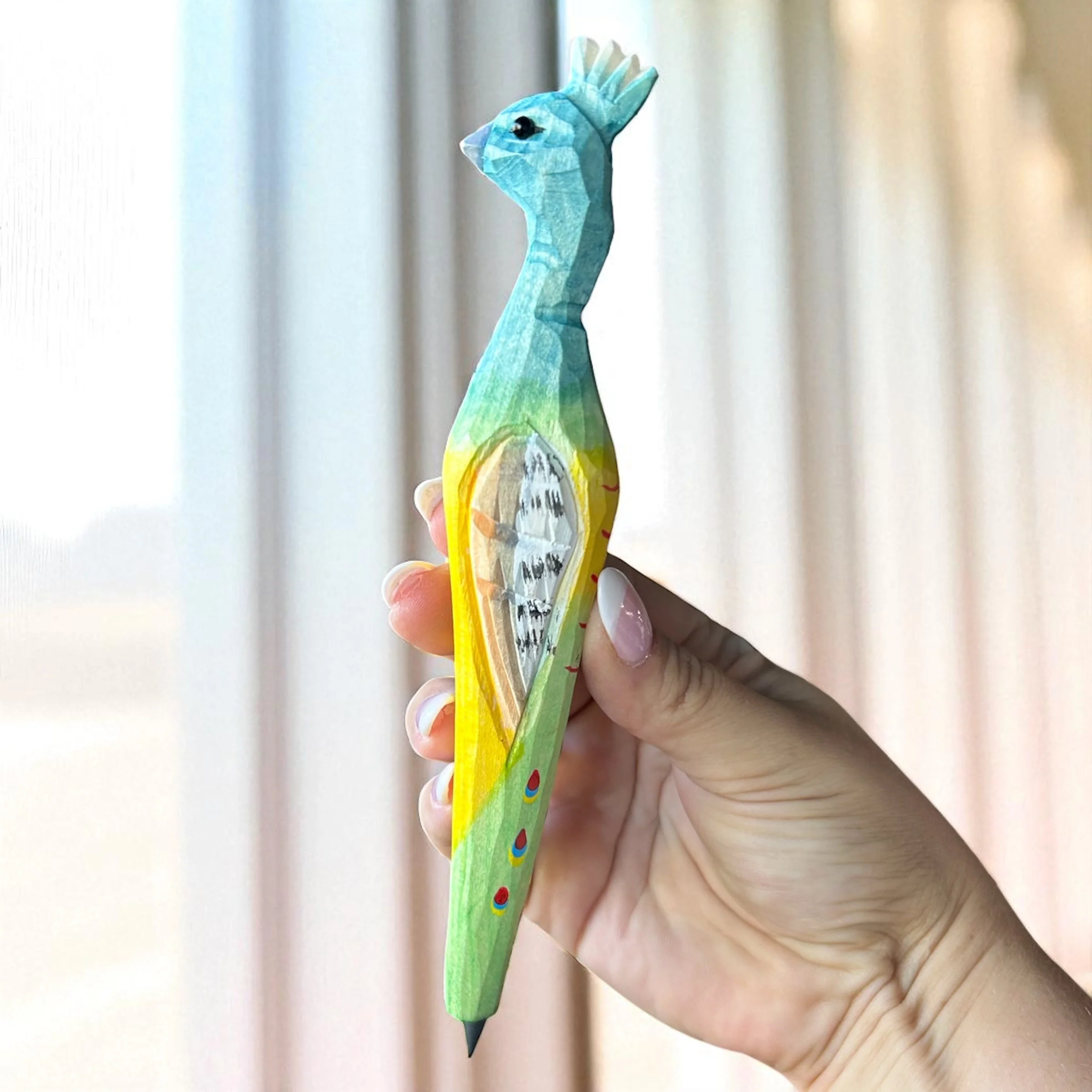 Wooden Animal Never Ending Pencil - Image 12