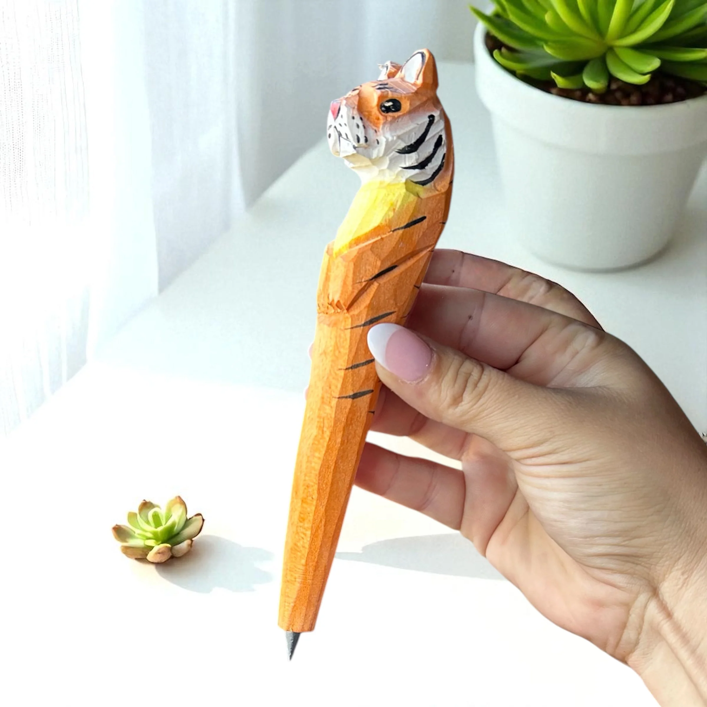 Wooden Animal Never Ending Pencil - Image 6