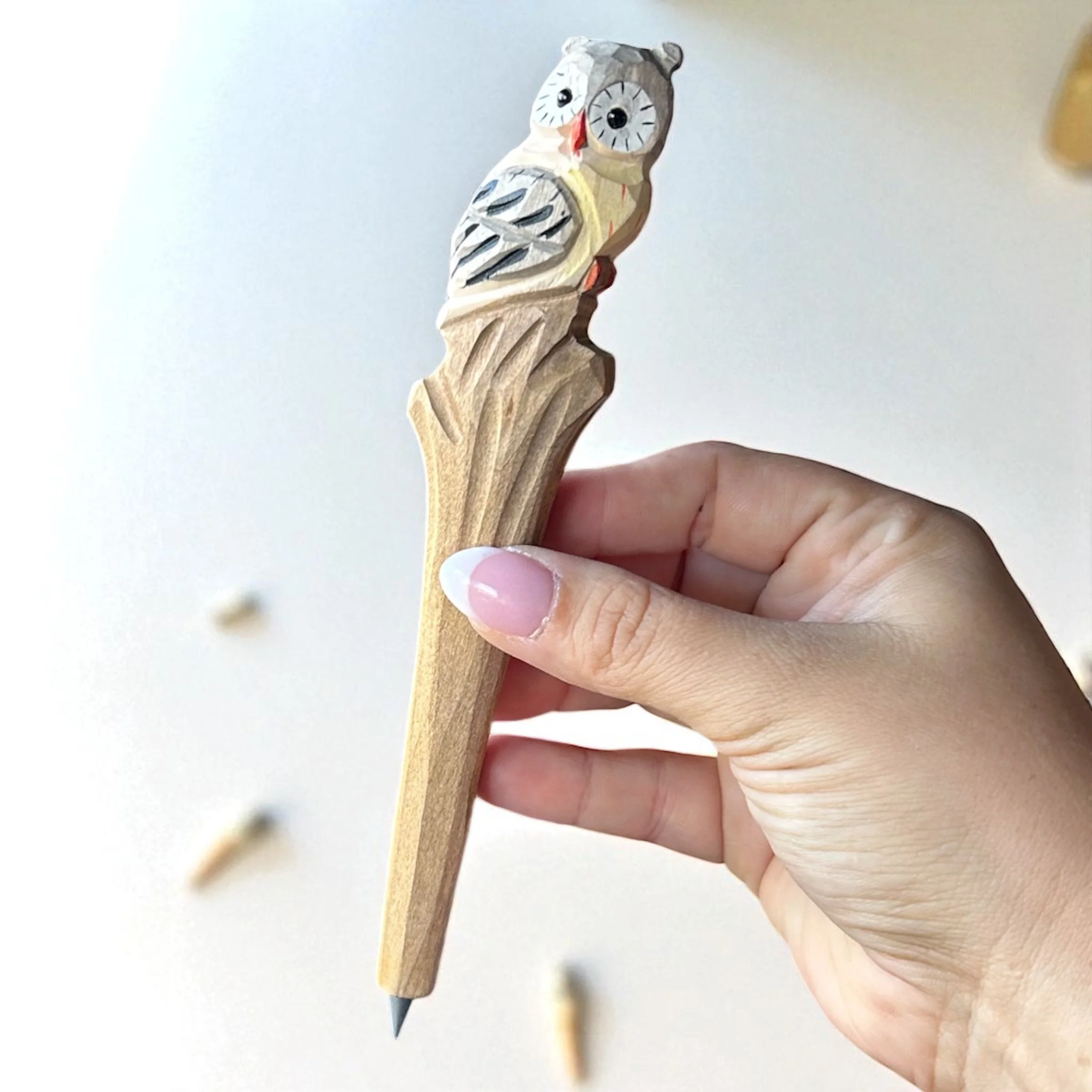 Wooden Animal Never Ending Pencil - Image 8