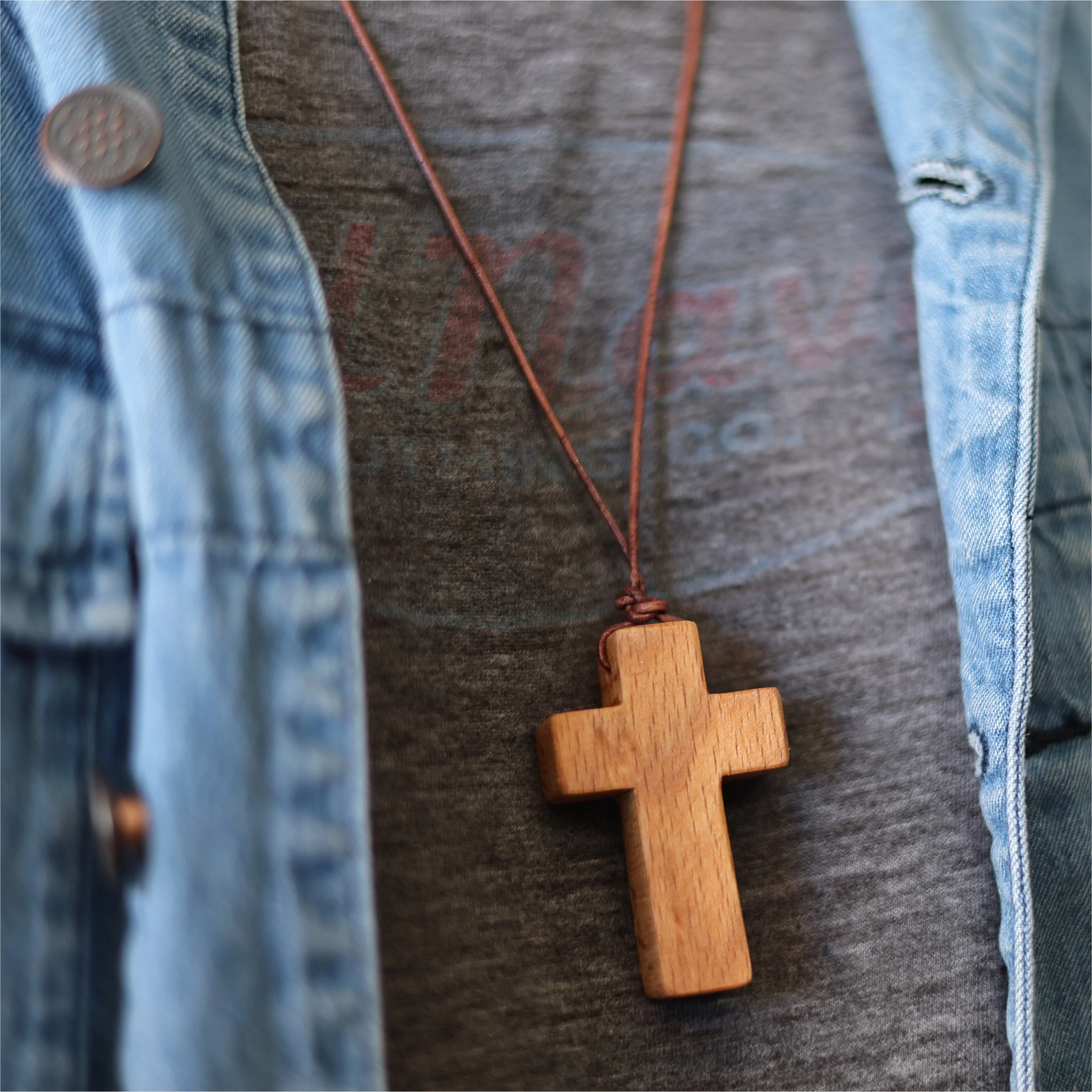 Wooden Cross Necklaces - Image 14