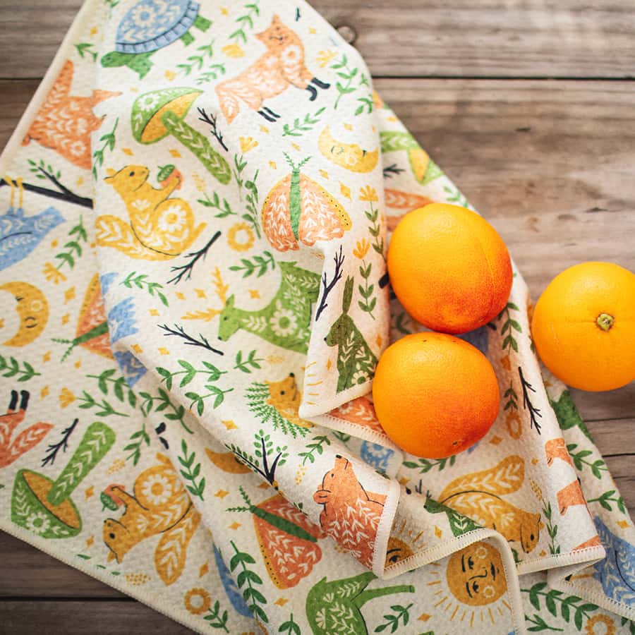 Woodland Friends Kitchen & Tea Towel - Image 5