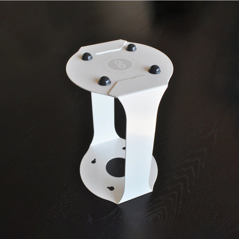 Yoga Mat Tube Floor Stand | White - Image 6