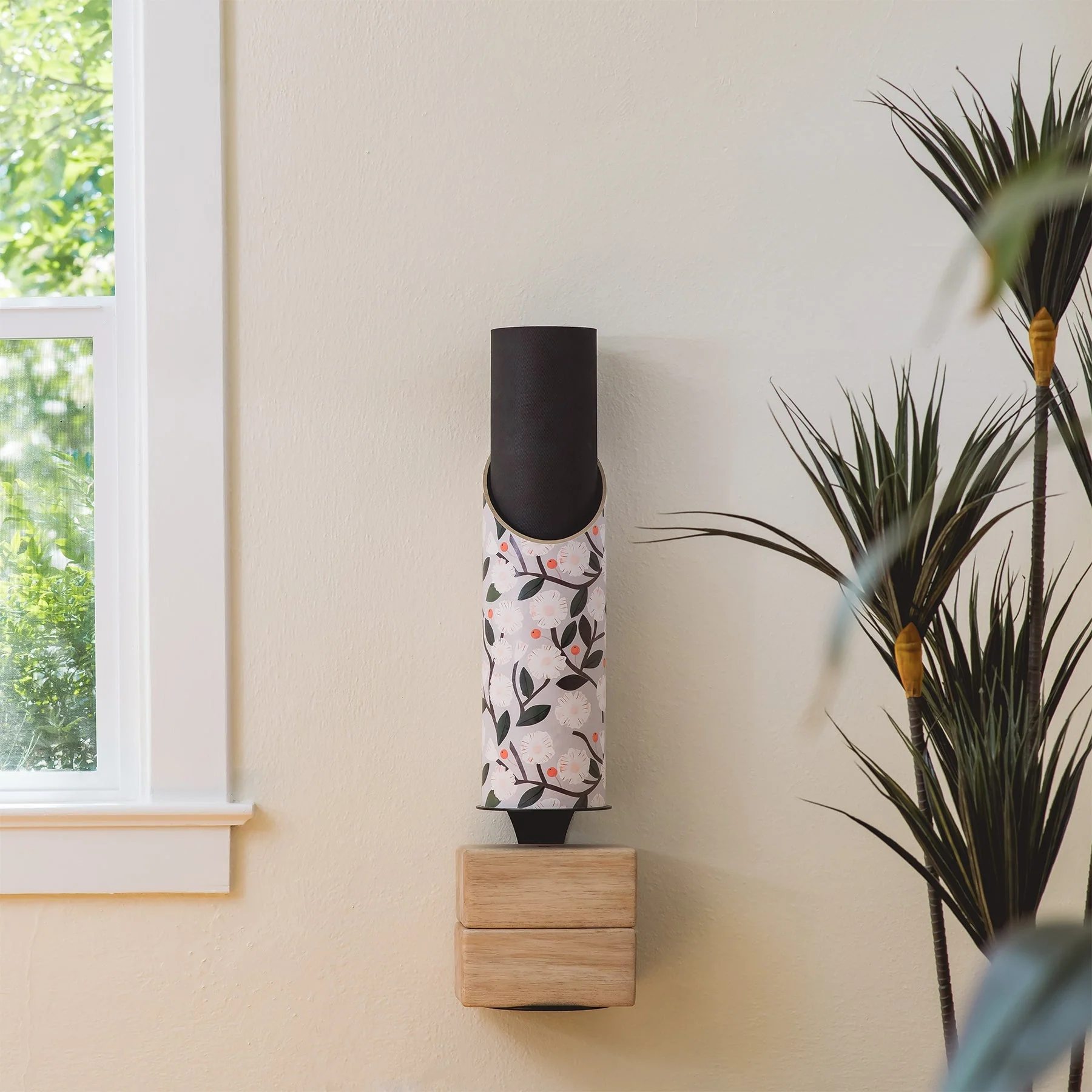 Yoga Mat Tube Wall Bracket | Black - Image 4