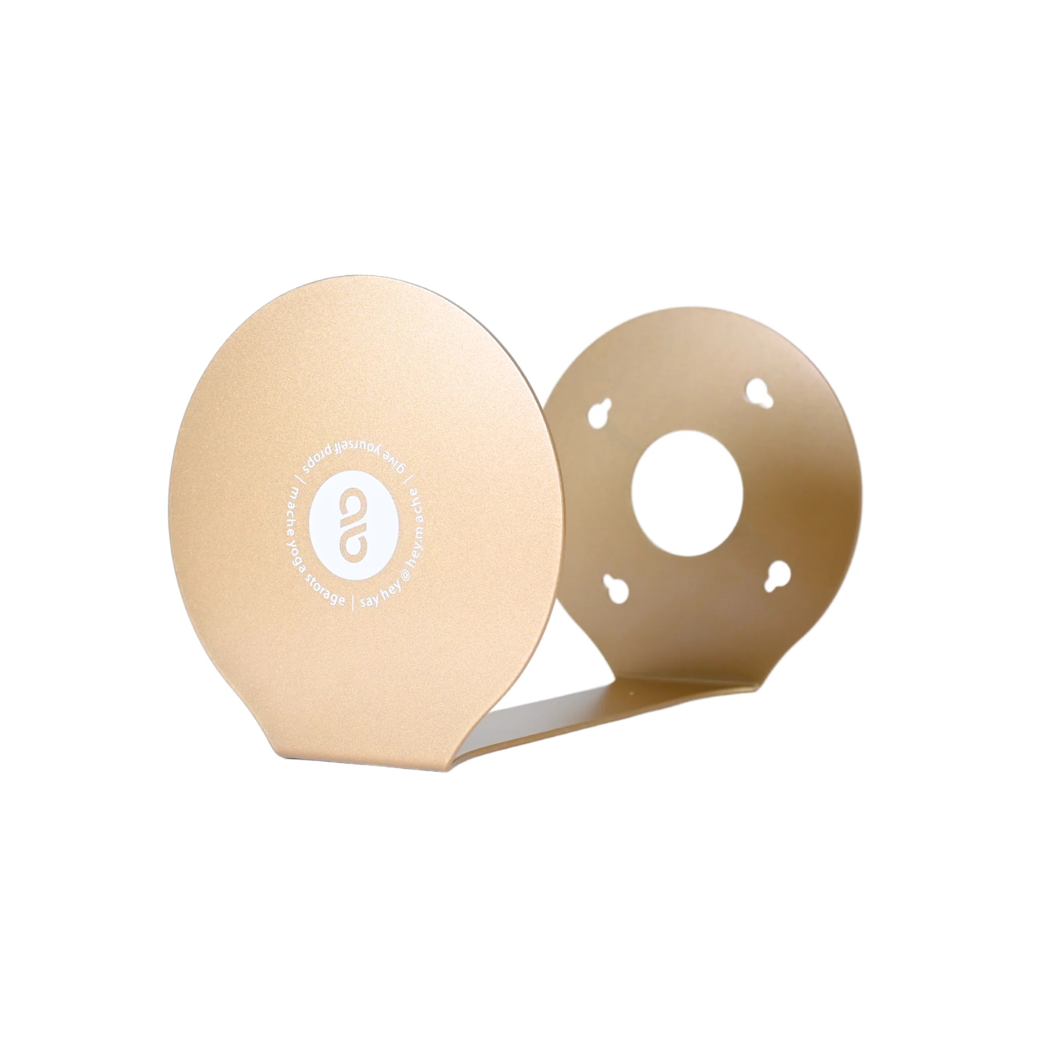 Yoga Mat Tube Wall Bracket | Gold - Image 4