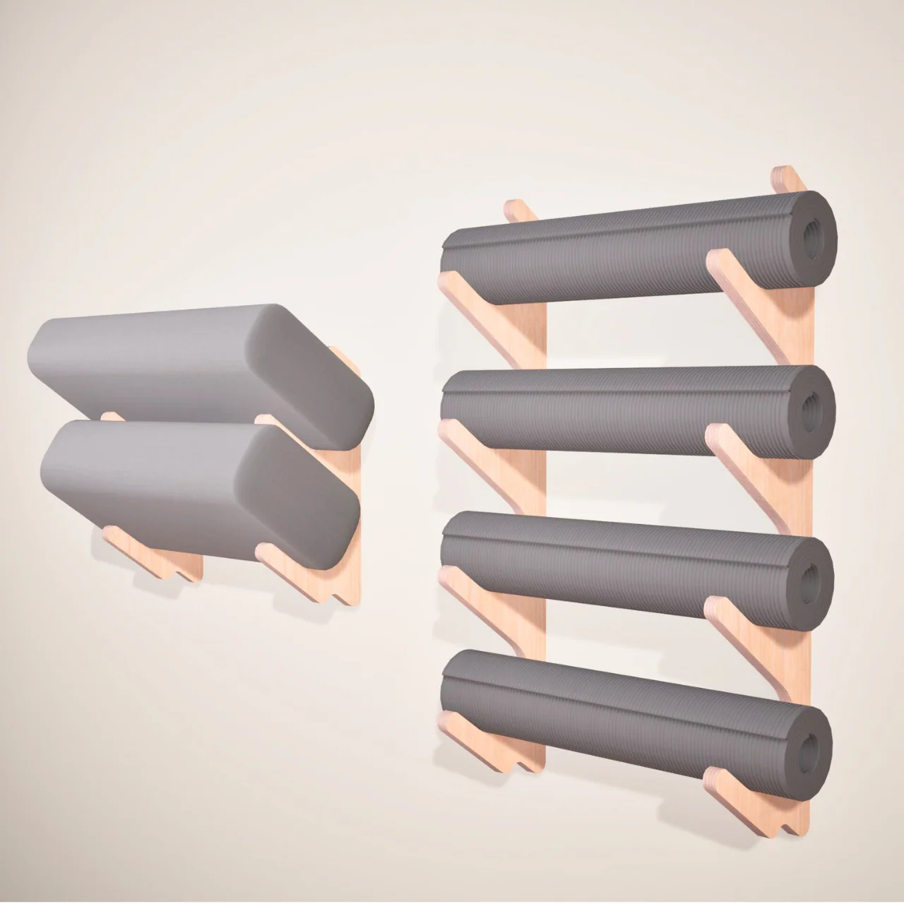 Yoga Prop Wall Organizer | Stack Rack - Image 3