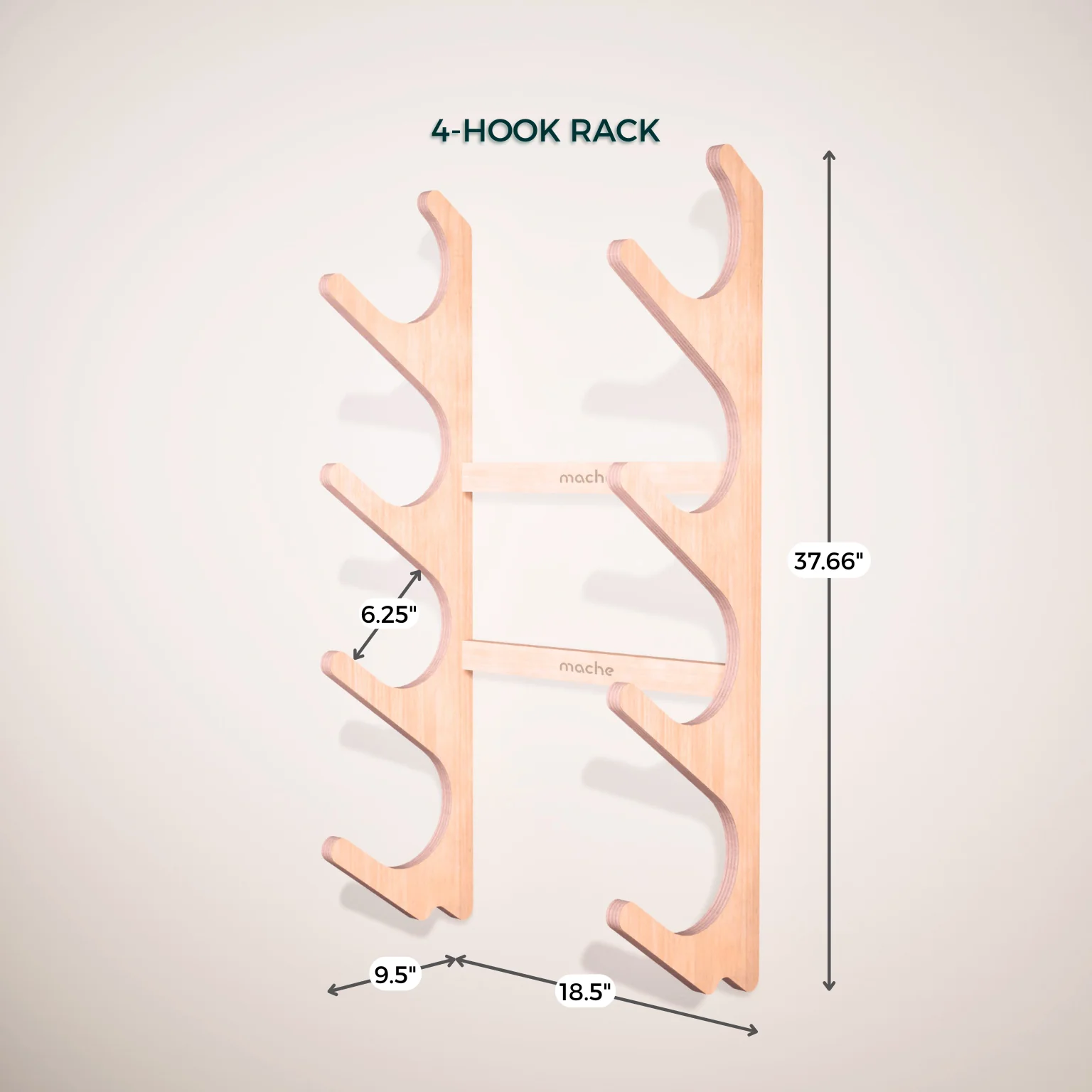 Yoga Prop Wall Organizer | Stack Rack - Image 8